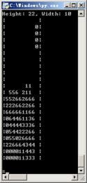 Pytris (Python, Marlon Gamez, 2019) ingame.png