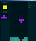 Pytris (Python, Christophe R., 2015) ingame.png