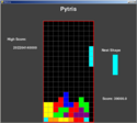 Pytris (Python, Bence Domokos, 2020) ingame.png